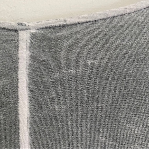 Grey Knit Dolman Tee Top - Picture 4 of 6